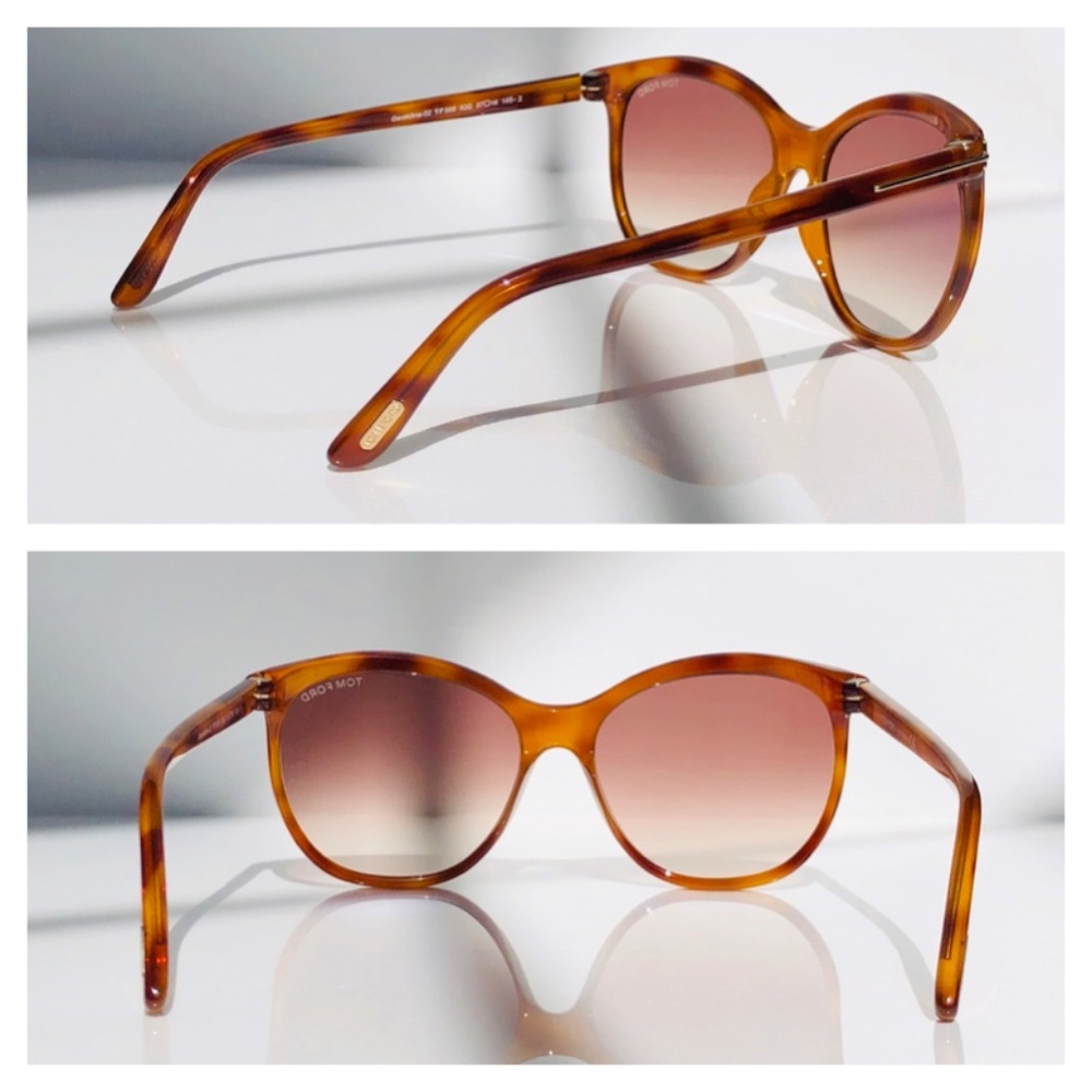 New TOM FORD Geraldine Rounded Sunglasses - Picture 7 of 16